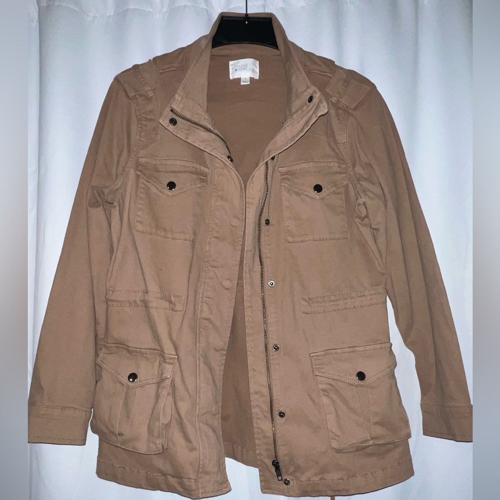 Cinched-Waist Utility Jacket - Picture 3 of 7
